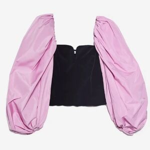 Bishop sleeve Sweetheart Neck Blouse